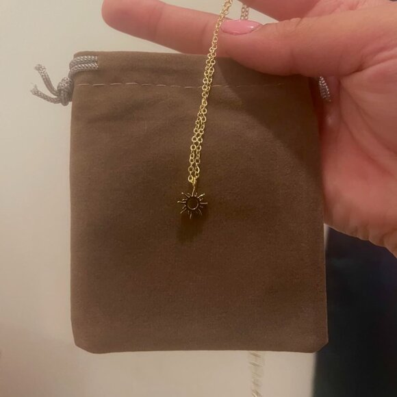 Neiman Marcus 14K Gold Plated SunNecklace - Picture 3 of 6